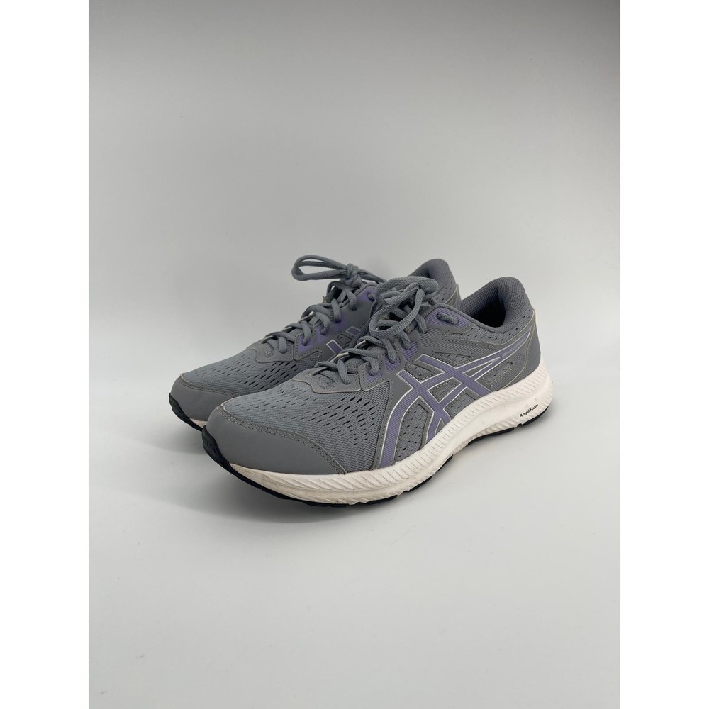 Asics Gel-Contend 8 Grey Purple Running Shoes 1012B320 Womens 10.5 Sneaker